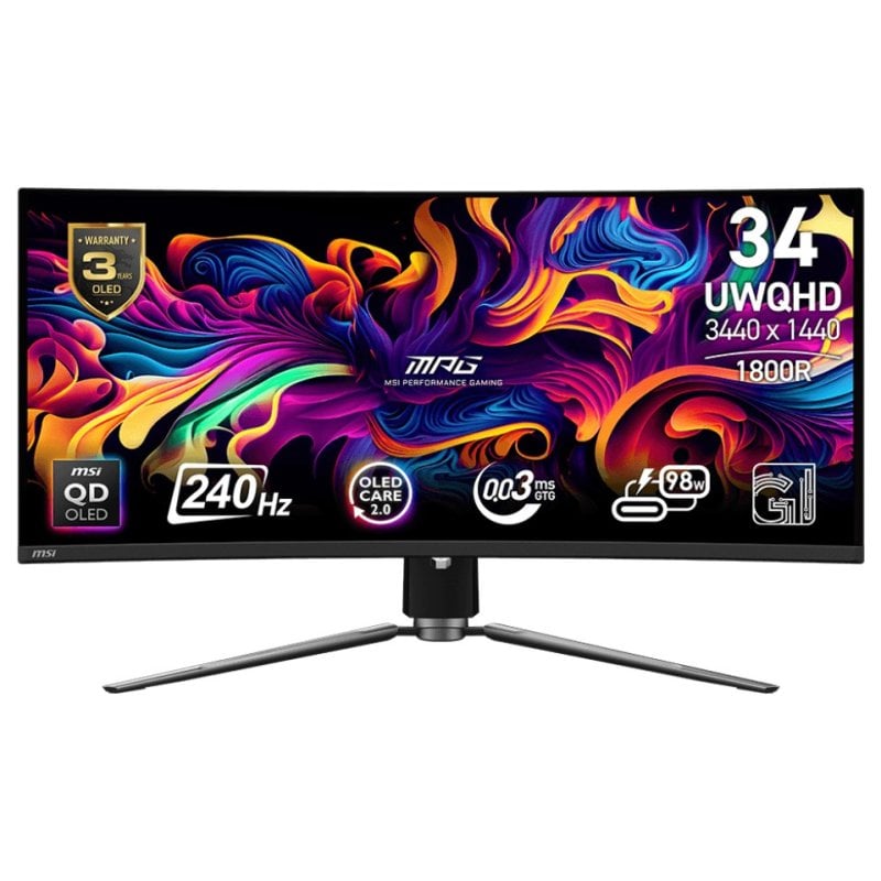 Monitores curvos de 34″ para alquilar