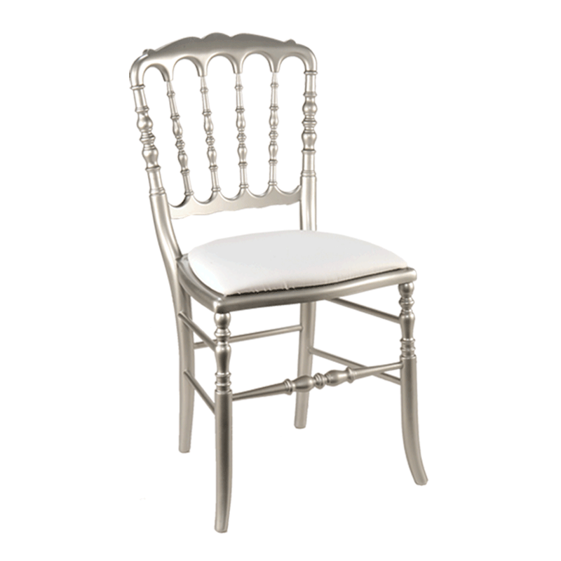 Silla Napoleón III acero fija para alquilar