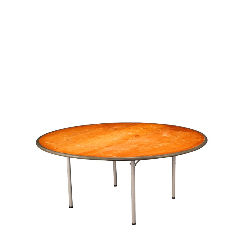 Mesa redonda Ø 150 cm ignifuga para alquilar