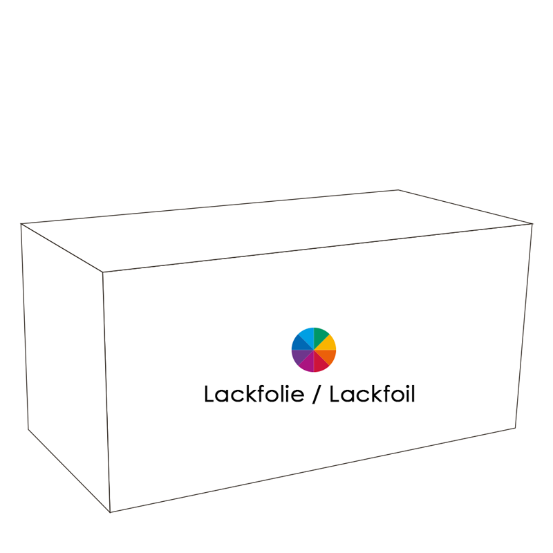 Buffet plegable Lackfolie 100 x 200 cm; Lackfolie tensado para alquilar
