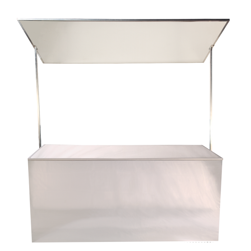 Buffet plegable espejo100 x 200 cm con tejado espejo para alquilar