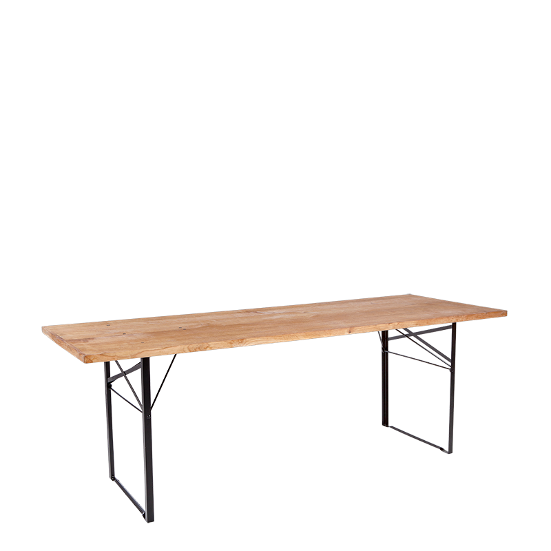 Mesa de feria 80 x 220 cm Alt. 78 cm para alquilar