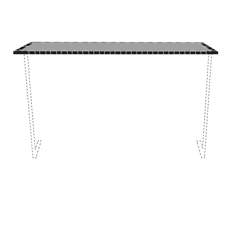 Techo blanco para arco para alquilar