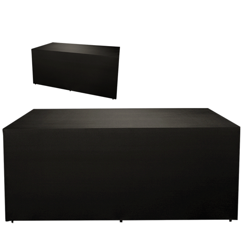 Buffet plegable con funda «4 caras» 100 x 200 cm y ruedas para alquilar