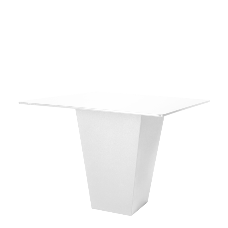 Mesa cóctel alta Alt. 112 cm Cono 140 x 140 cm para alquilar