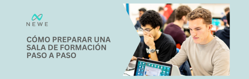 Cómo preparar una sala de formación paso a paso
